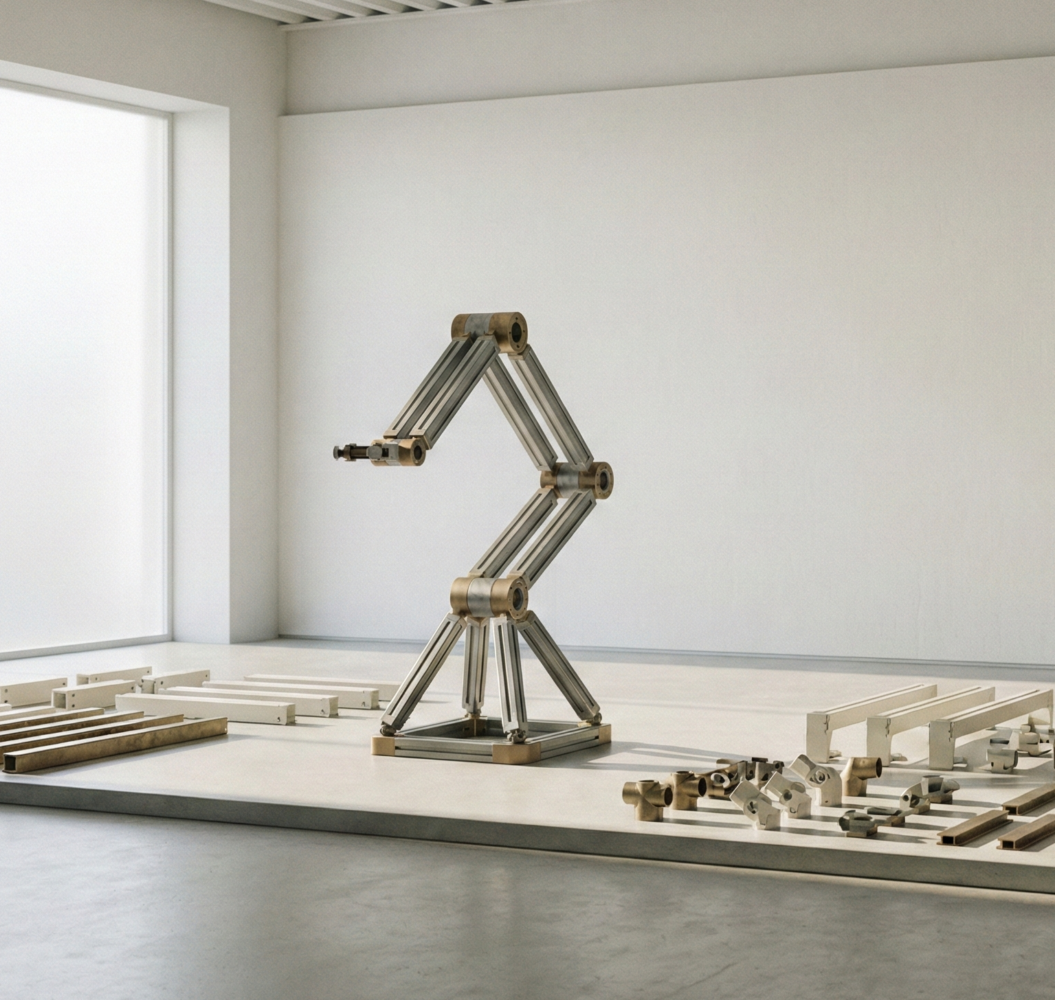 Modular robotic arm assembly with interchangeable components